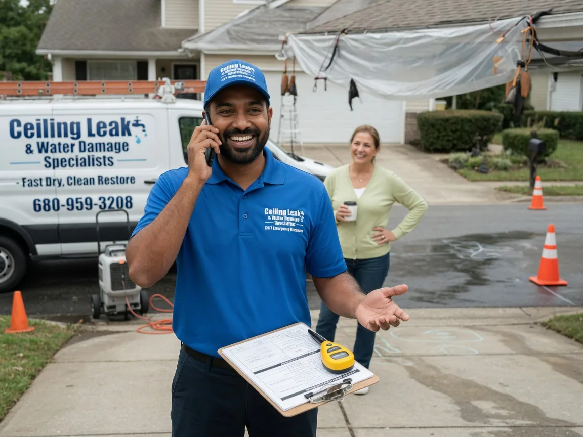 Ceiling Leak Cleanup Ashton, IA FAQs